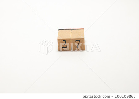 Wooden block number 27 Wooden block number 27 100109865