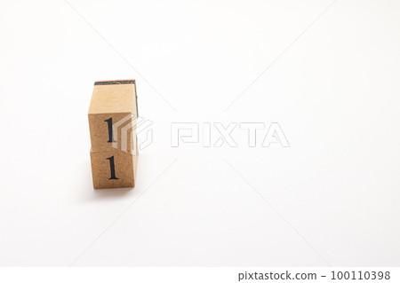 Wooden block number 11 Wooden block number 11 100110398