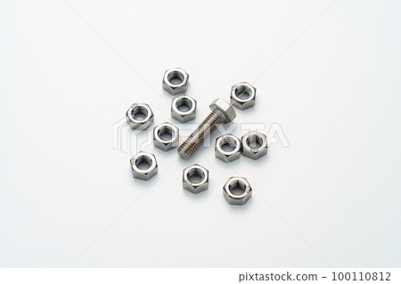 Bolt and nut Bolt and nut 100110812