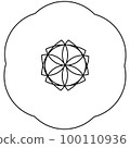 flower of life symbol. Seed of life icon 100110936