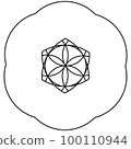 flower of life symbol. Seed of life icon 100110944