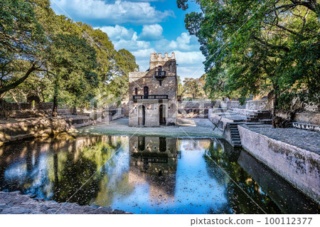 Baths of Fasiladas in Gondar, Noth Ethiopia, Africa Baths of Fasiladas in Gondar, Noth Ethiopia, Africa 100112377