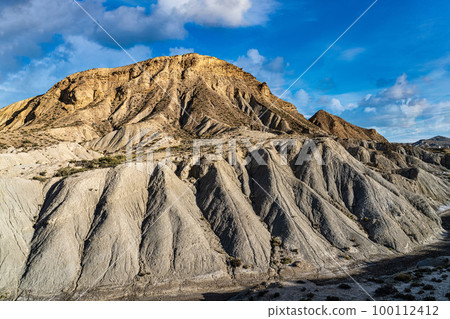 Tabernas desert, Desierto de Tabernas near Almeria, andalusia region, Spain 100112412