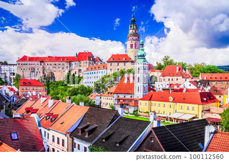 Cesky Krumlov, Czech Republic - Charming small city in Bohemia. Cesky Krumlov, Czech Republic - Charming small city in Bohemia. 100112560