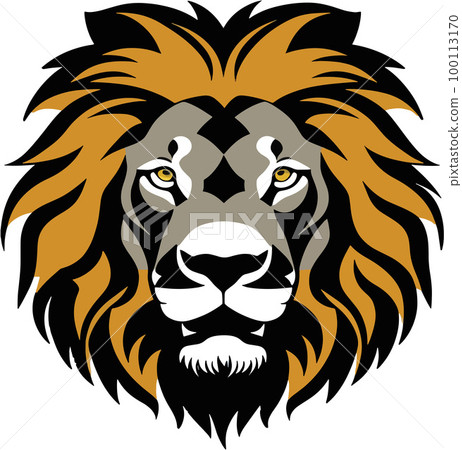 Big Lion Head Vector. Lion Head Vector 100113170
