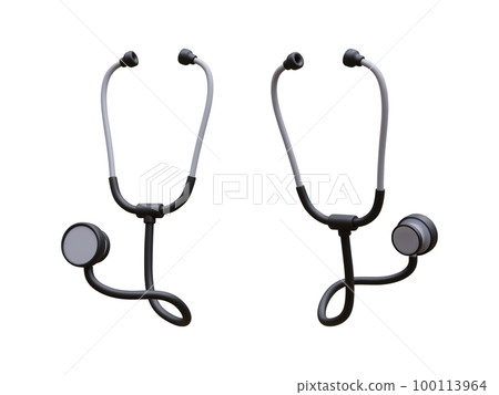 Set of 3d realistic medical stethoscope isolated on white background. Online doctor consultation and healthcare concept. Vector illustration Set of 3d realistic medical stethoscope isolated on white background. Online doctor consultation and healthcare concept. Vector illustration 100113964