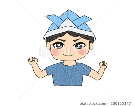 戴頭盔的男孩 100115347