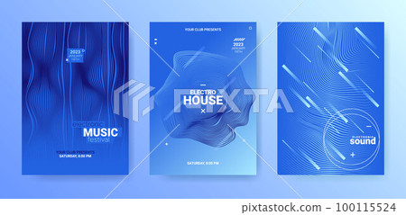 Techno Sound Flyer Set. Electro Party Poster. Dance Music Cover. Abstract 3d Background. Vector Techno Sound Flyers. Geometric Festival Banner. Gradient Wave Round. Dj Techno Sound Flyer. Techno Sound Flyer Set. Electro Party Poster. Dance Music Cover. Abstract 3d Background. Vector Techno Sound Flyers. Geometric Festival Banner. Gradient Wave Round. Dj Techno Sound Flyer. 100115524