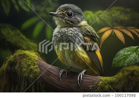 Flycatcher. Generative AI. Flycatcher. Generative AI. 100117098