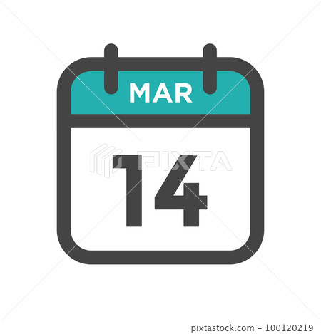 March 14 Calendar Day or Calender Date for Deadlines or Appointment 100120219