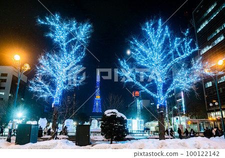 札幌美麗的夜景 札幌美麗的夜景 100122142