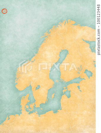 Map of Scandinavia - Jan Mayen 100123448