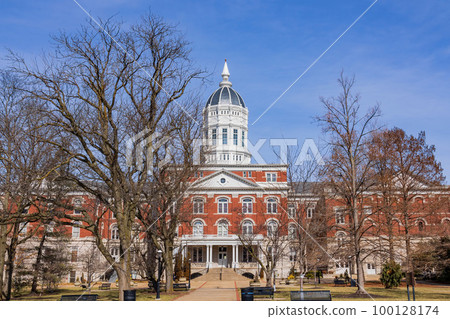 Sunny view of the Dr. Richard H. Jesse Hall of University of Missouri 100128174