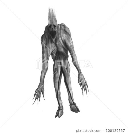 Dark fantasy character concept, zombie sketch	 100129537