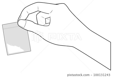 hand with drug 100131243