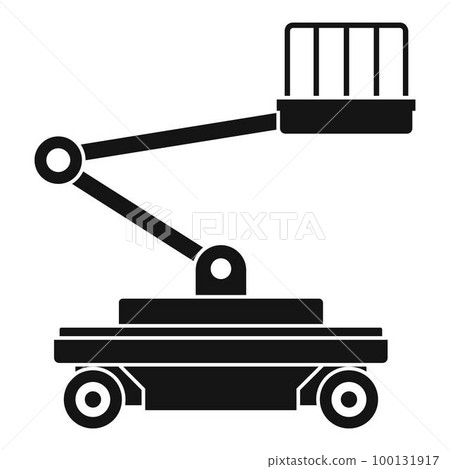 Lift service icon. Simple illustration of lift service vector icon for web design isolated on white background 100131917