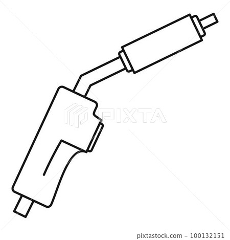 Gas welding tool icon. Outline illustration of gas welding tool vector icon for web design isolated on white background Gas welding tool icon. Outline illustration of gas welding tool vector icon for web design isolated on white background 100132151