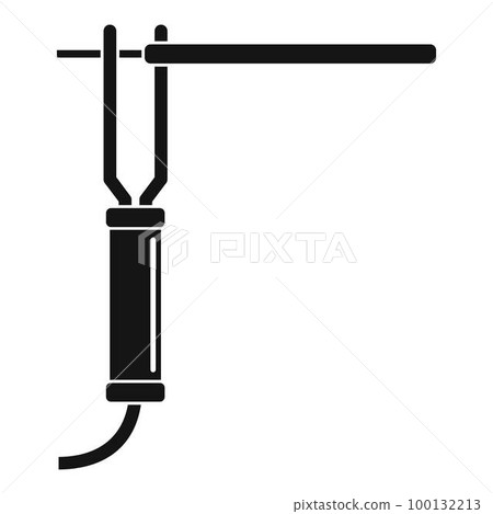 Welding electrode icon. Simple illustration of welding electrode vector icon for web design isolated on white background 100132213