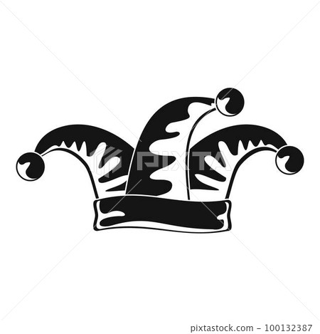 Jester icon. Simple illustration of jester vector icon for web design isolated on white background Jester icon. Simple illustration of jester vector icon for web design isolated on white background 100132387