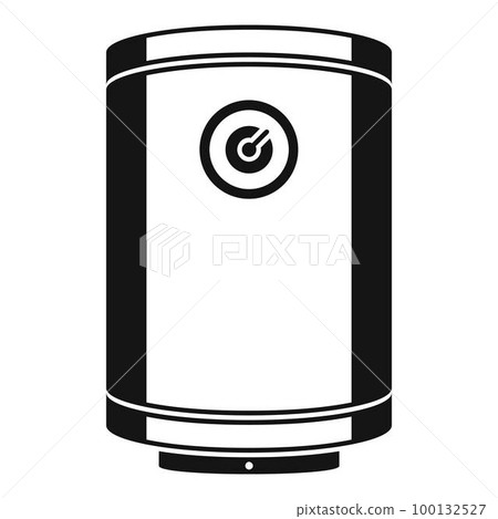 Boiler icon. Simple illustration of boiler vector icon for web design isolated on white background Boiler icon. Simple illustration of boiler vector icon for web design isolated on white background 100132527