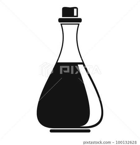 Olive oil bottle icon. Simple illustration of olive oil bottle vector icon for web design isolated on white background Olive oil bottle icon. Simple illustration of olive oil bottle vector icon for web design isolated on white background 100132628