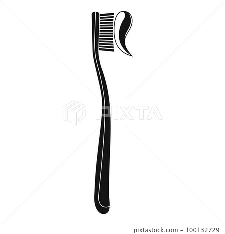 Classic toothbrush icon. Simple illustration of classic toothbrush vector icon for web design isolated on white background Classic toothbrush icon. Simple illustration of classic toothbrush vector icon for web design isolated on white background 100132729
