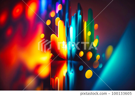 Abstract light background cinematic high detail, generative AI 100133605