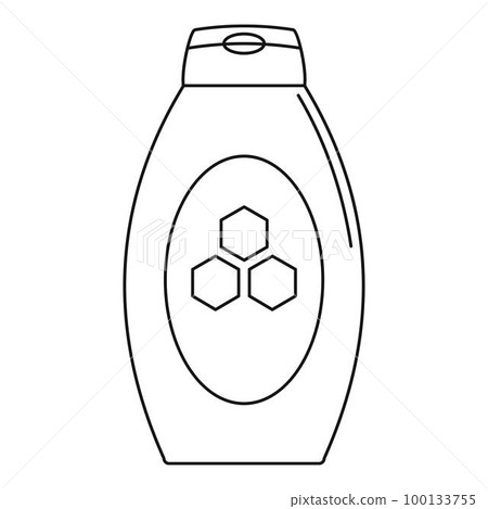 Propolis tube icon. Outline illustration of propolis tube vector icon for web design isolated on white background 100133755