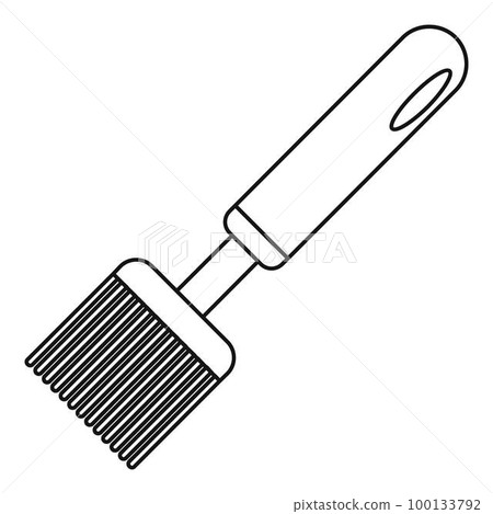 Honey steel tool icon. Outline illustration of honey steel tool vector icon for web design isolated on white background 100133792