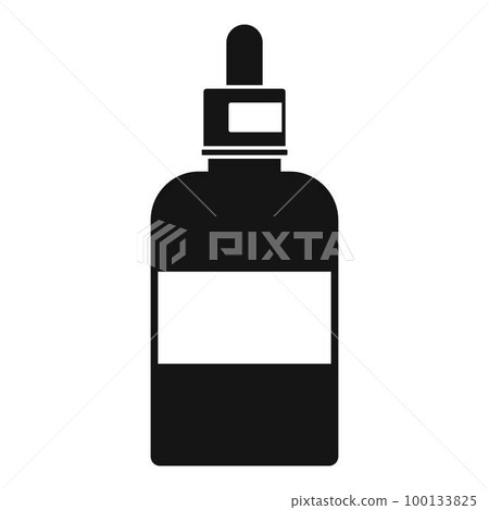 Bee drops icon. Simple illustration of bee drops vector icon for web design isolated on white background 100133825