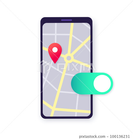 GPS activation toggle GPS activation toggle 100136231