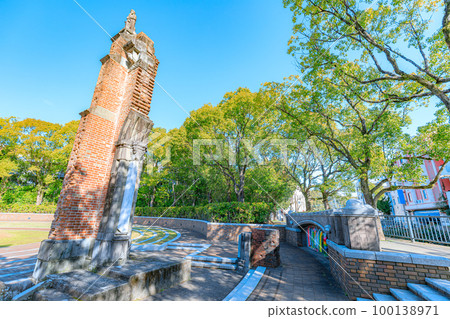 Winter Hypocenter Park, Former Urakami Cathedral Remains, Nagasaki City, Nagasaki Prefecture 100138971