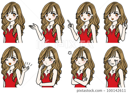 8款紅裙禮儀套裝 8款紅裙禮儀套裝 100142611