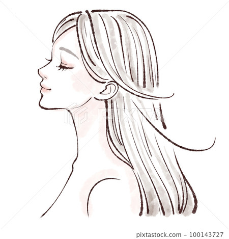 女性插畫素材 女性插畫素材 100143727