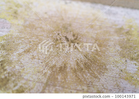 Mold growing on wooden furniture 100143971