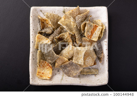 salmon skin chips salmon skin chips 100144948