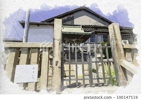 Watercolor-style Tomonoura Tomonotsu Chikaraishi Fukuyama City, Hiroshima Prefecture Watercolor-style Tomonoura Tomonotsu Chikaraishi Fukuyama City, Hiroshima Prefecture 100147519