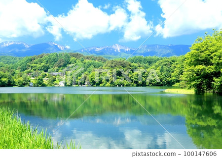 Lake Matsubara in the summer 100147606