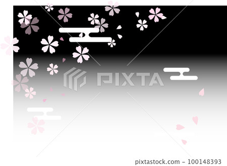 Japanese style background Sakura Japanese style background Sakura 100148393