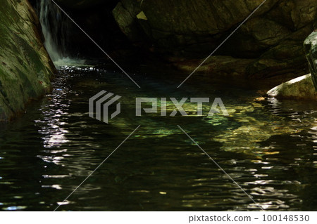 Tottori four seasons walk Akaha River pothole 100148530