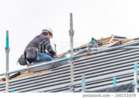 Construction site roof construction construction skylight 100151079
