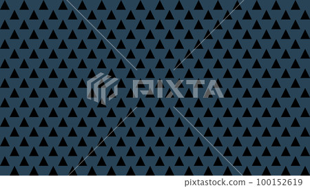 由藍色和黑色組合而成的三角形均勻排列的圖案 100152619