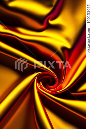 奢華的金色面料 100153035