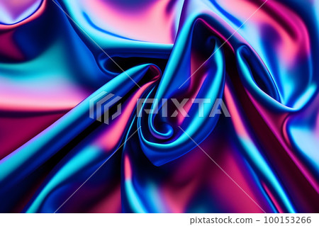 shiny blue fabric 100153266