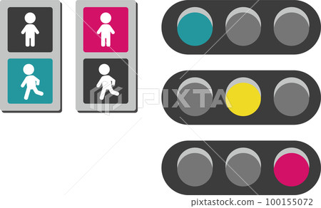 Simple and easy-to-use basic traffic light set 100155072