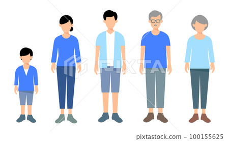 三代家庭圖標 100155625