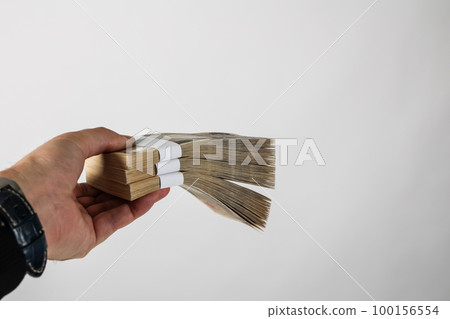 A bundle of bills A bundle of bills 100156554