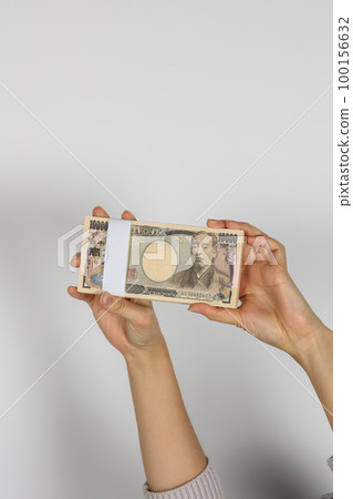 A bundle of bills A bundle of bills 100156632