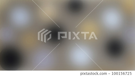 Brown background with white, black and gold blurred circles. Defocused design for lettering. Banner format 100156725