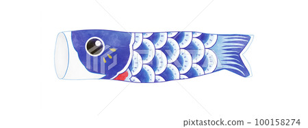Carp streamer (child carp) illustration material 100158274